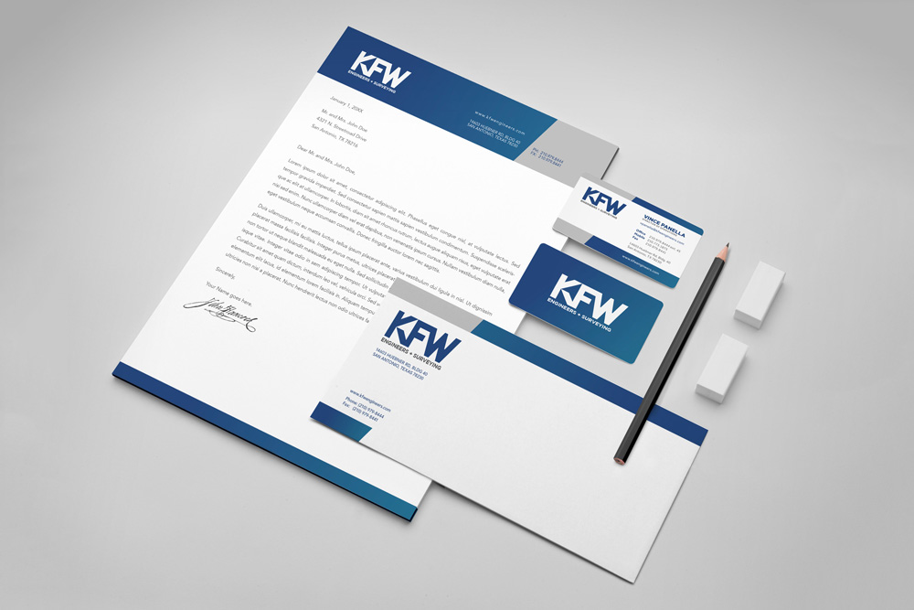 KFW branded marketing material