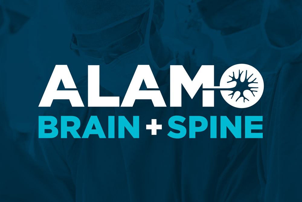 Graphic Design Logo Design Branding Alamo Brain and Spine Logo