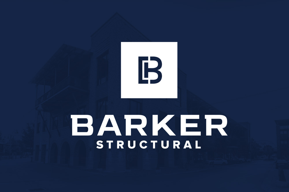 Graphic Design Logo Design Branding Barker Structural Logo
