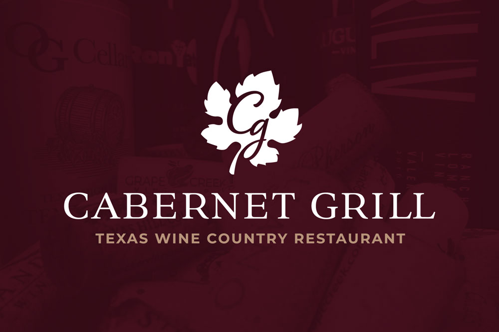 Graphic Design Logo Design Branding Cabernet Grill Logo