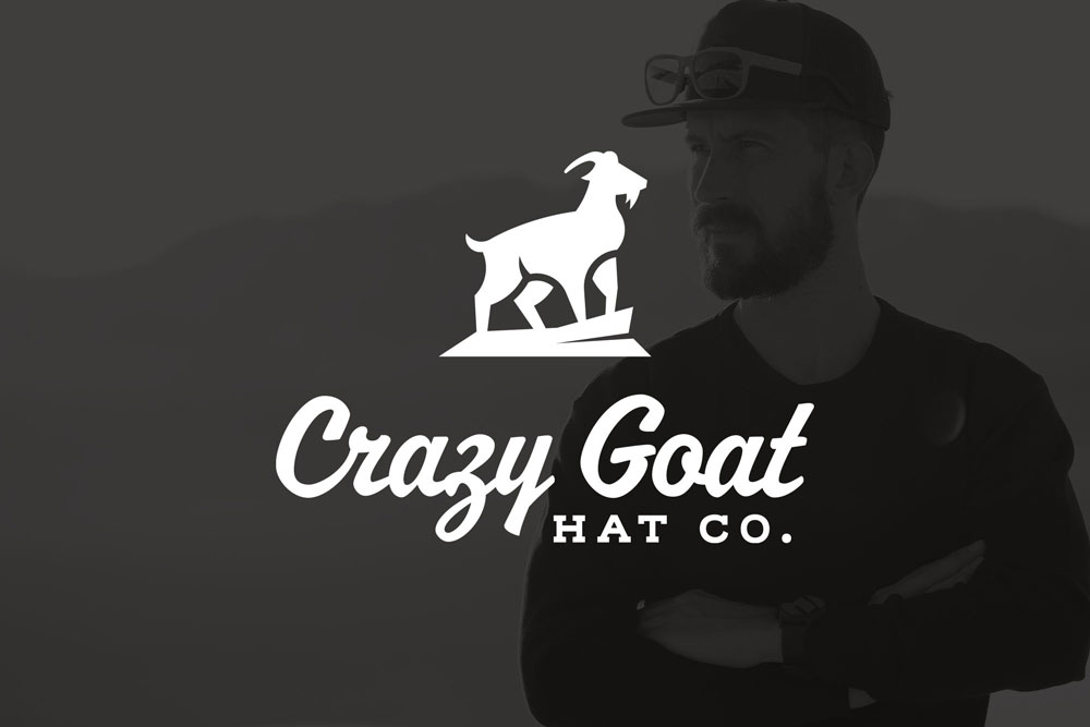 Graphic Design Logo Design Branding Crazy Goat Logo