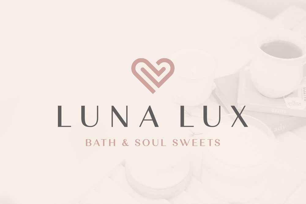 Graphic Design Logo Design Branding Luna Lux Logo