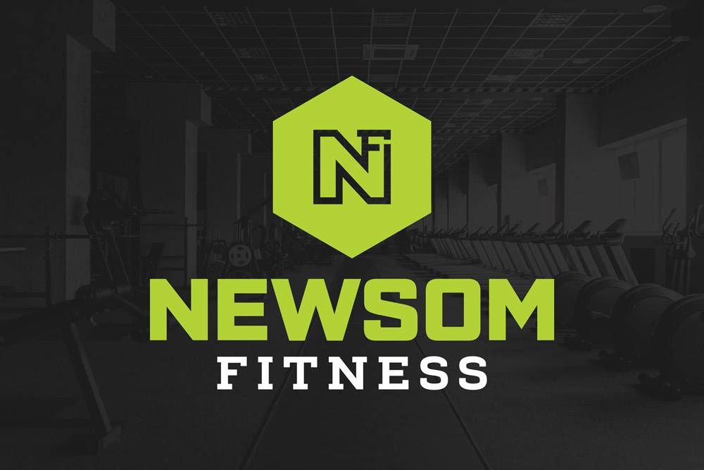 Graphic Design Logo Design Branding Newsom Fitness Logo