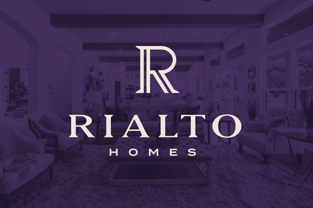 Graphic Design Logo Design Branding Rialto Homes Logo