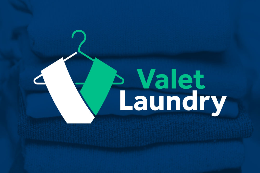 Graphic Design Logo Design Branding Valet Laundry Logo