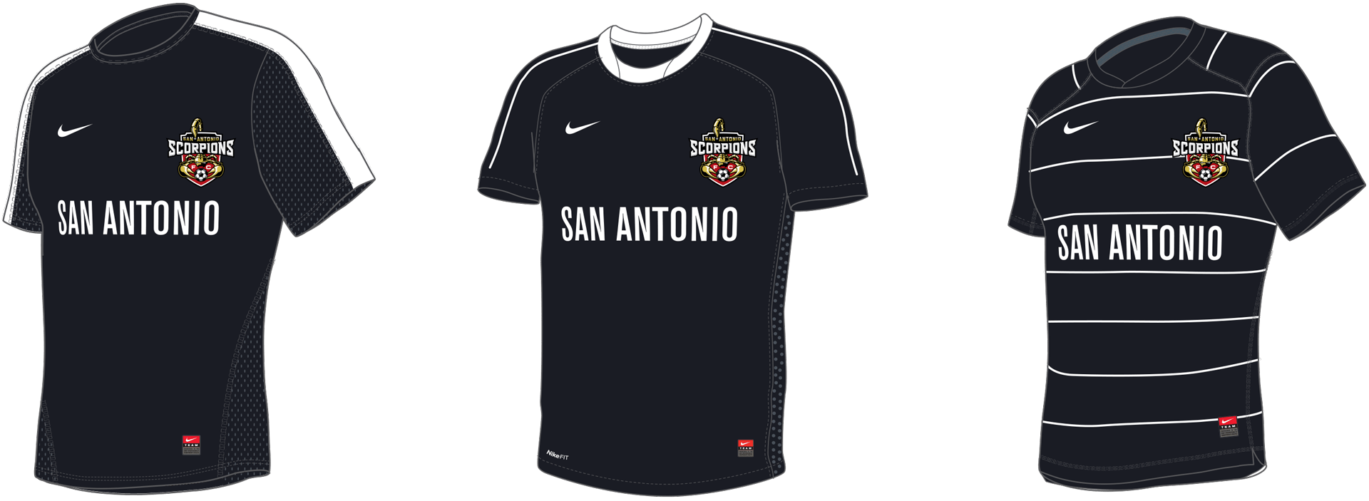 San Antonio Scorpions Initial Jersey Design